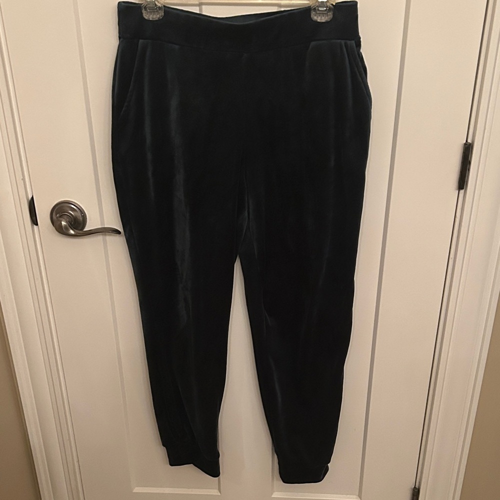 Magaschoni Green Velvet Joggers